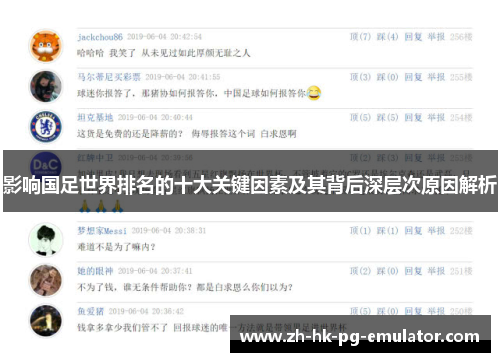 影响国足世界排名的十大关键因素及其背后深层次原因解析